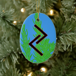 Jera Viking Rune Weihnachten Ornament - Ernte!