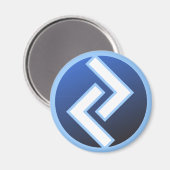 Jeran Jeraz Rune Magnet (Vorderseite/Rückseite)