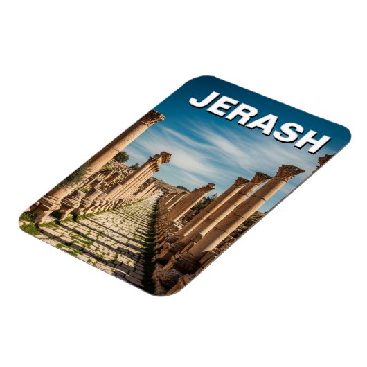 Jerash Jordan Travel Magnet (Linke Seite)