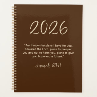 Jeremia 29,11 Ich kenne die Pläne 2026 Jahresplane Planer