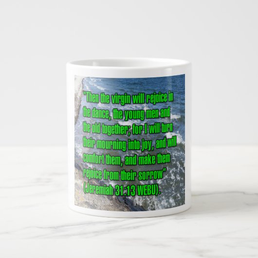 Jeremia 31:13 WEBU Tasse (Vorderseite)