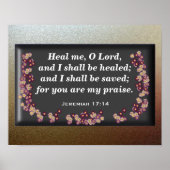 Jeremiah 17:14 poster (Vorne)