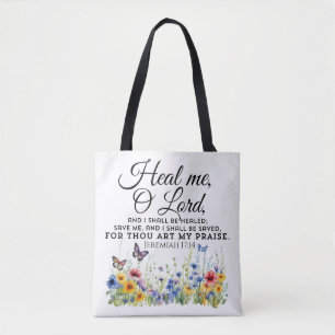 Jeremiah 17:14 Wildblumen zur Heilung der Bibel Tasche