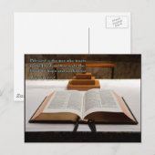 Jeremiah 17:7 Bibel Postkarte (Vorne/Hinten)