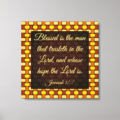 Jeremiah 17-7 leinwanddruck (Vorderseite)