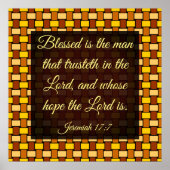 Jeremiah 17-7 Poster (Vorne)