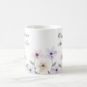 Jeremiah 17:7 Vertrauen in die Lord Scripture Flor Kaffeetasse (Mittel)