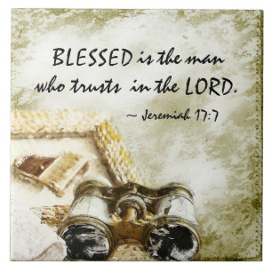 Jeremiah 17:7 Wunde the Man who trusts the Lord Fliese