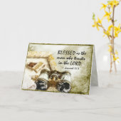 Jeremiah 17:7 Wunde the Man who trusts the Lord Karte (Gelbe Blume)