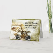 Jeremiah 17:7 Wunde the Man who trusts the Lord Karte (Vorderseite)