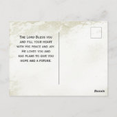 Jeremiah 17:7 Wunde the Man who trusts the Lord Postkarte (Rückseite)