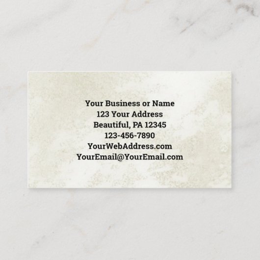 Jeremiah 17:7 Wunde the Man who trusts the Lord Visitenkarte (Rückseite)