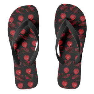 Jeremiah 17:9 KJV Bible Scripture All-over Unisex Badesandalen
