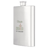 Jeremiah 1:5 mit einem Personalisierten Zweck ersc Flachmann (Links)