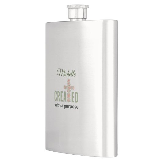 Jeremiah 1:5 mit einem Personalisierten Zweck ersc Flachmann (Links)