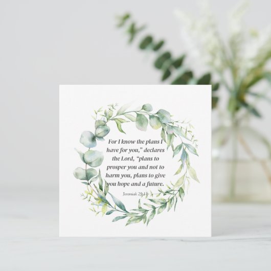 Jeremiah 29:11 (Stehend Vorderseite)