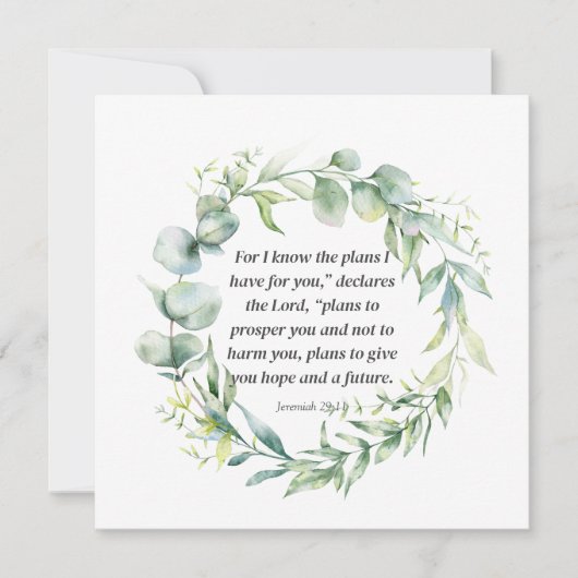 Jeremiah 29:11 (Vorderseite)