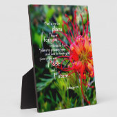 Jeremiah 29:11 a Hoffnung und eine Zukunft Fotoplatte (Seite)