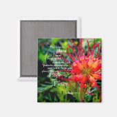 Jeremiah 29:11 a Hoffnung und eine Zukunft Magnet (Vorderseite/Rückseite)