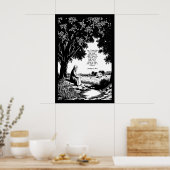 Jeremiah 29 11 Art Print Peaceful Scripture Poster (Küche)