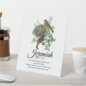 Jeremiah 29:11 Bibel Verse Wall Art Sockelschild (In SItu)