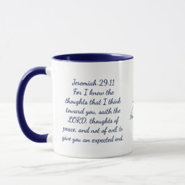 Jeremiah 29:11 Bibelverse, 11 oz Kaffee Tasse