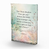 Jeremiah 29:11 Bibelverse-Bild Fotoblock (Rechts)