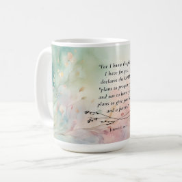 Jeremiah 29:11 Bibelverse-Bild Kaffeetasse