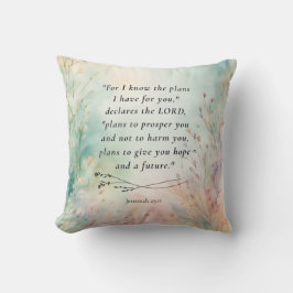 Jeremiah 29:11 Bibelverse-Bild Kissen