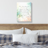 Jeremiah 29:11 Bibelverse-Bild Leinwanddruck (Insitu (Schlafzimmer))