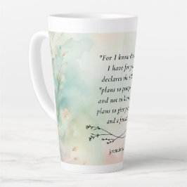 Jeremiah 29:11 Bibelverse-Bild Milchtasse