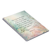 Jeremiah 29:11 Bibelverse-Bild Notizblock (Rechte Seite)