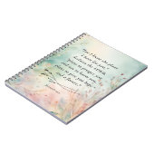 Jeremiah 29:11 Bibelverse-Bild Notizblock (Linke Seite)