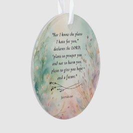 Jeremiah 29:11 Bibelverse-Bild Ornament