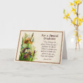 Jeremiah 29:11 Bibelverse, für Sonderakademie Karte (Gelbe Blume)