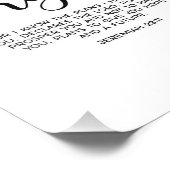 Jeremiah 29:11, Bibelverse, Hope Wall Decor Fotodruck (Ecke)