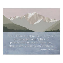 Jeremiah 29:11 Bibelverse Landschaftlich Nature Mo