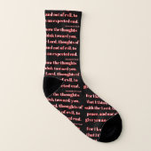 Jeremiah 29:11 Bibelverse Mix N Match RB All-over Socken (Rechts - Außen)