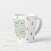 Jeremiah 29:11 Bibelverse personalisieren Milchtasse (Rechte Ecke)