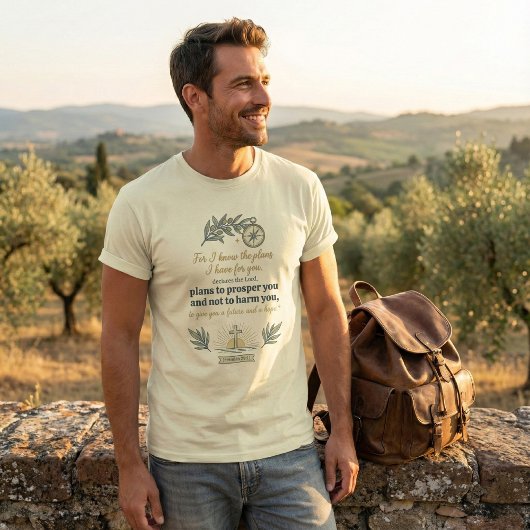 Jeremiah 29:11 Bible Verse Inspirational T-Shirt