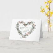 Jeremiah 29:11 Blume Herzkarte Karte (Gelbe Blume)