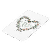 Jeremiah 29:11 Blumenmagnet Magnet (Linke Seite)