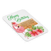 Jeremiah 29:11 Christian Birthday Wishes Magnet (Rechte Seite)