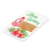 Jeremiah 29:11 Christian Birthday Wishes Magnet (Linke Seite)