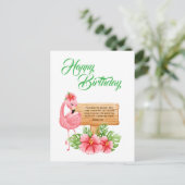 Jeremiah 29:11 Christian Birthday Wishes Postkarte (Stehend Vorderseite)