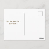 Jeremiah 29:11 Christian Birthday Wishes Postkarte (Rückseite)