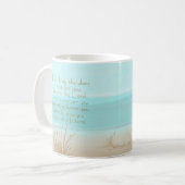 Jeremiah 29:11 Christlich Bibel Verse Aqua Beach Kaffeetasse (Vorderseite Links)