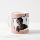 JEREMIAH 29:11 Christliche Fotovorlage PINK Kaffeetasse (Vorderseite Links)