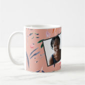 JEREMIAH 29:11 Christliche Fotovorlage PINK Kaffeetasse (Links)