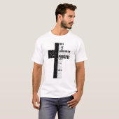 Jeremiah 29:11 Christliche Geschenke Verse Cross R T-Shirt (Vorne ganz)